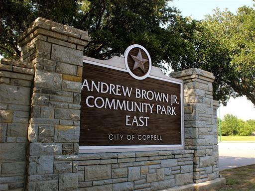 Andrew Brown Park East Sign